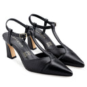 Magnolia zapatillas de piel negro - vista 7