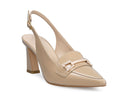 Mariana - Zapatillas de Piel Beige, vista 2