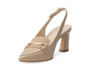 Mariana - Zapatillas de Piel Beige, vista 3