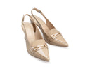 Mariana - Zapatillas de Piel Beige, vista 6