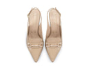 Mariana - Zapatillas de Piel Beige, vista 7