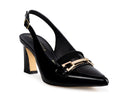 Mariana - Zapatillas de Piel Negras, vista 2
