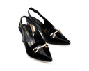 Mariana - Zapatillas de Piel Negras, vista 6