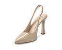 Marisela - Zapatillas de Piel Beige, vista 3