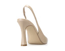 Marisela - Zapatillas de Piel Beige, vista 4