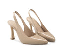 Marisela - Zapatillas de Piel Beige, vista 5