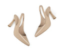 Marisela - Zapatillas de Piel Beige, vista 7