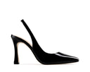 Marisela - Zapatillas de Piel Negras, vista 1