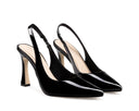 Marisela - Zapatillas de Piel Negras, vista 5