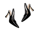 Marisela - Zapatillas de Piel Negras, vista 7