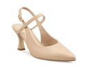 Marisol - Zapatillas de Piel Beige, vista 2