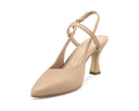 Marisol - Zapatillas de Piel Beige, vista 3