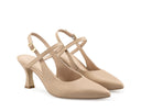 Marisol - Zapatillas de Piel Beige, vista 5