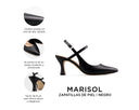 Marisol - Zapatillas de Piel Negras, infografía