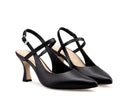 Marisol - Zapatillas de Piel Negras, vista 5