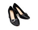Martha - Zapatillas de Piel Negras, vista 6