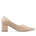 Mayra zapatillas de piel beige - vista 4