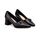 Mayra - Zapatillas de Piel Negras, vista 5