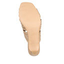 Mégara sandalia mule de piel beige - vista 6