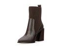 Mia - Botines de Piel Cafés, vista 3