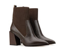 Mia - Botines de Piel Cafés, vista 5