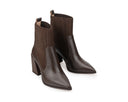 Mia - Botines de Piel Cafés, vista 6