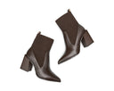 Mia - Botines de Piel Cafés, vista 7