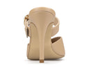 Milana - Zapatillas de Piel Beige, vista 3