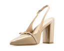 Nora - Zapatillas de Piel Beige, vista 3