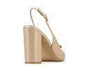 Nora - Zapatillas de Piel Beige, vista 4