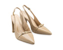 Nora - Zapatillas de Piel Beige, vista 6