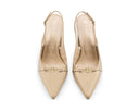 Nora - Zapatillas de Piel Beige, vista 7