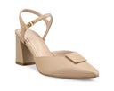 Olga - Zapatillas de Piel Beige, vista 2