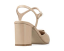 Olga - Zapatillas de Piel Beige, vista 4