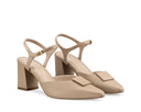 Olga - Zapatillas de Piel Beige, vista 5