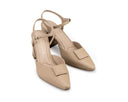 Olga - Zapatillas de Piel Beige, vista 6