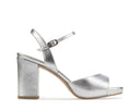 Olivia - Tacones de Piel Plata, vista 1