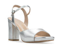 Olivia - Tacones de Piel Plata, vista 2