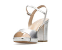 Olivia - Tacones de Piel Plata, vista 3