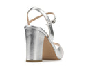 Olivia - Tacones de Piel Plata, vista 4