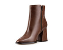 Paola - Botines de Piel Cafés, vista 3