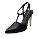 Patricia zapatillas de piel negras - vista 2