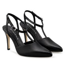 Patricia zapatillas de piel negras - vista 7