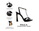 Paula - Tacones de Piel Negros, infografía