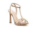 Paula - Tacones de Piel Beige, vista 2