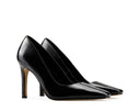 Renata - Zapatillas de Piel Negras, vista 5