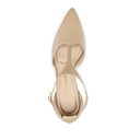 Reyna zapatillas de piel beige - vista 5