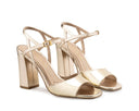Roma - Tacones de Piel Dorados, vista 7