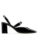 Salma zapatilla de tacón negro - vista 4