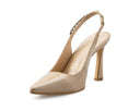 Sandra - Zapatillas de Piel Beige, vista 3